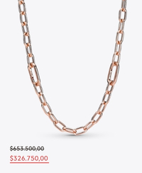 Brazalete de cadena de eslabones pequeños