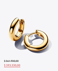 Aretes de aro Redondos