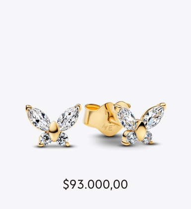 Sparkling Lucky Clover Stud Earrings