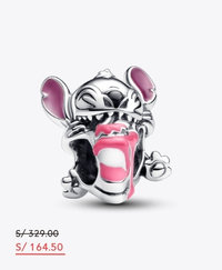 Charm Pastel de Cumpleaños Stitch de Disney