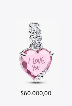 Charm colgante Te amo mamá