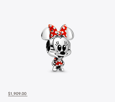 Disney Mickey Mouse & Minnie Mouse Sparkling Stud Earrings