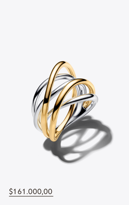 Organically Shaped Stone-Set Bangle
