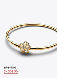 Brazalete Flor de pavé
