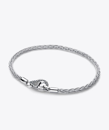 Pavé Sluiting Foxtail Bedelarmband