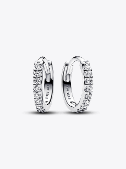 Sparkling Huggie Hoop Earrings