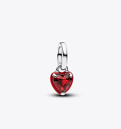 Red Chakra Heart Mini Dangle Charm