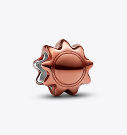 Orange Sun Mini Charm