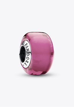 Pink Murano Glass Mini Charm