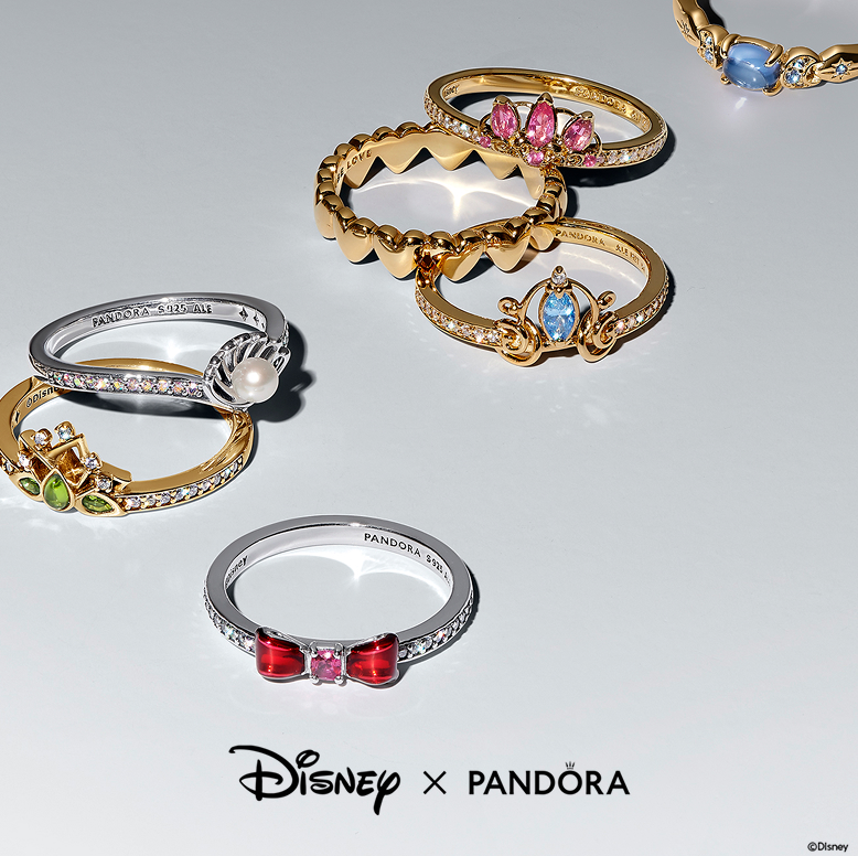 New 14k gold-plated Disney Princess rings