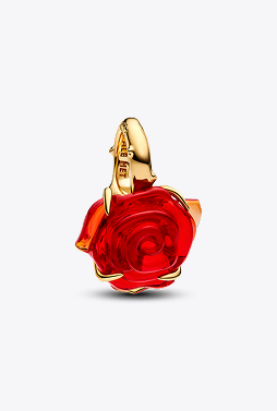 Disney Beauty and the Beast Enchanted Rose Dangle Charm