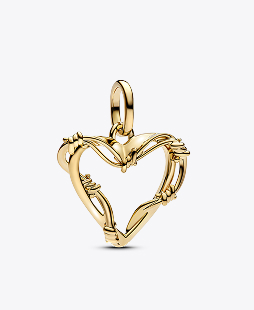 Disney Cinderella's Carriage & Heart Double Dangle Charm