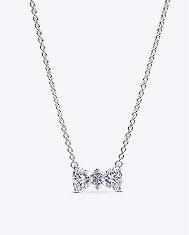 Sparkling Bow Necklace