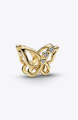 Butterfly Openwork Charm