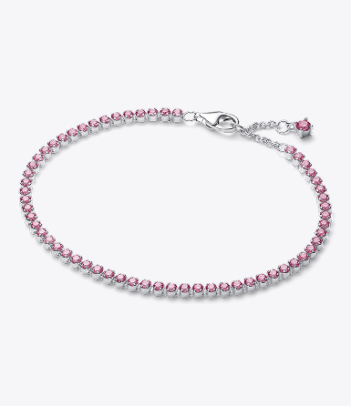 Pink Small Tennis Bracelet