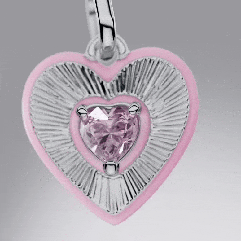 Talisman pandantiv Pandora ME inimă roz