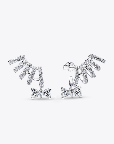 A Bridgerton család csillogó masni fülbevaló