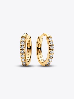 Sparkling Mini Hoop Earrings
