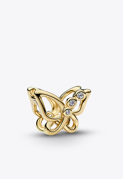 Butterfly Openwork Charm