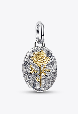 Rose Medallion Charm