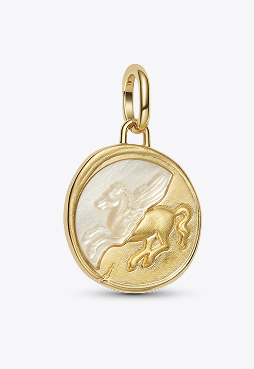 Pegasus Medallion Charm
