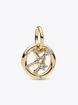 Constellation and birthstone-inspired charms