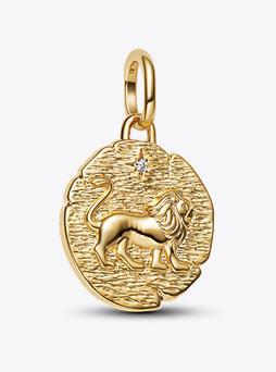 Lion Medallion Charm