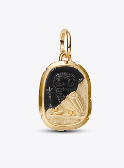 Owl Medallion Charm