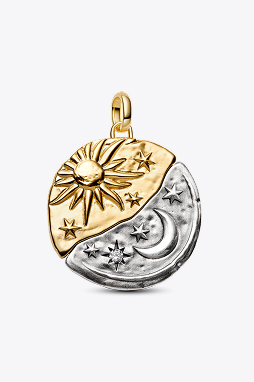 Sun & Moon Oversized Medallion Charm