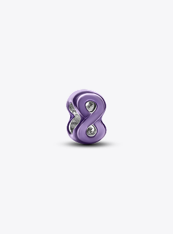 Purple Infinity Mini Charm