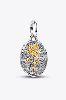Rose Medallion Charm