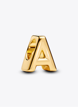 Letter A Alphabet Charm