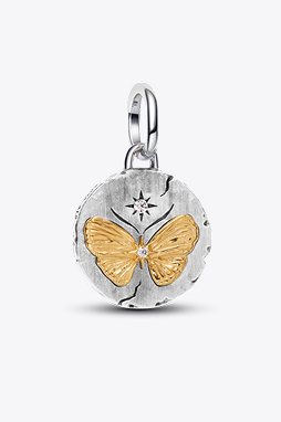 Butterfly Medallion Charm