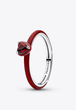 Inel Chakra inimă roșie 