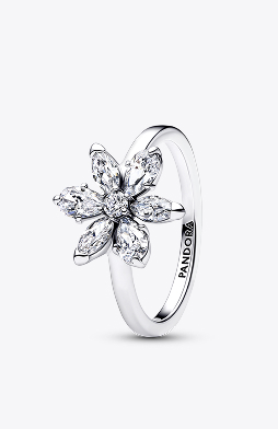 Herbarium Sparkling Flower Cocktail Ring