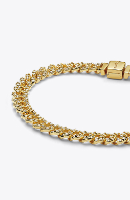 Pavé Cuban Chain Bracelet