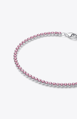 Pink Small Tennis Bracelet