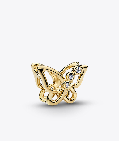 Butterfly Openwork Charm
