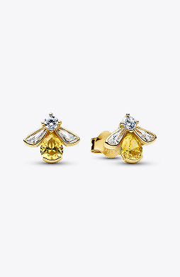Honey Bee Stud Earrings 