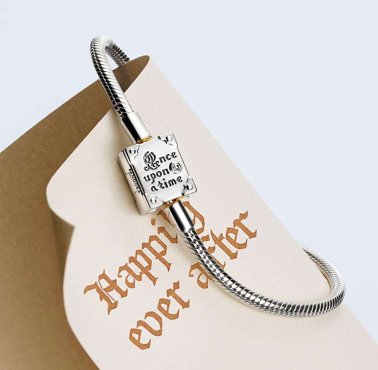 Disney Princess Storybook Lab-grown Diamond Snake Chain Bracelet