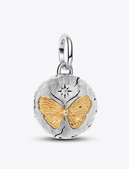 Butterfly Medallion Charm