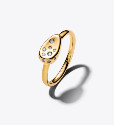 Medium Stone-Set Oval Signet Ring