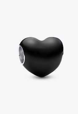 Black Heart Charm