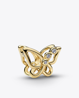 Butterfly Openwork Charm