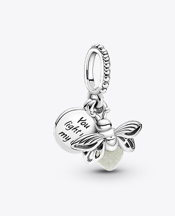 Glow-in-the-dark Firefly Dangle Charm