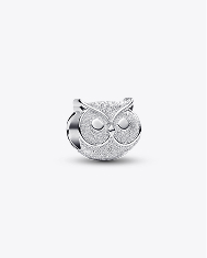 Textured Owl Mini Charm