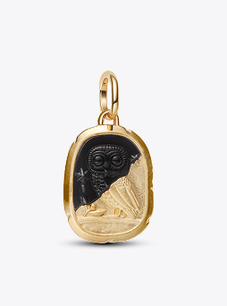 Owl Medallion Charm