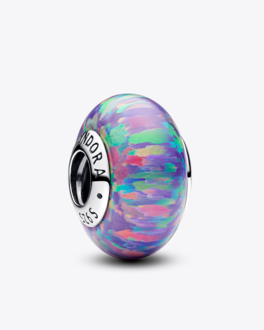 Charm Opale Glitter Viola