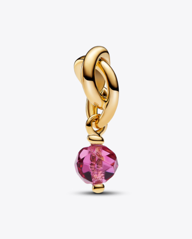 Pendente Cerchio Eterno Rosa Ottobre