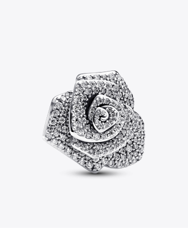 Charm Rosa Scintillante Grande